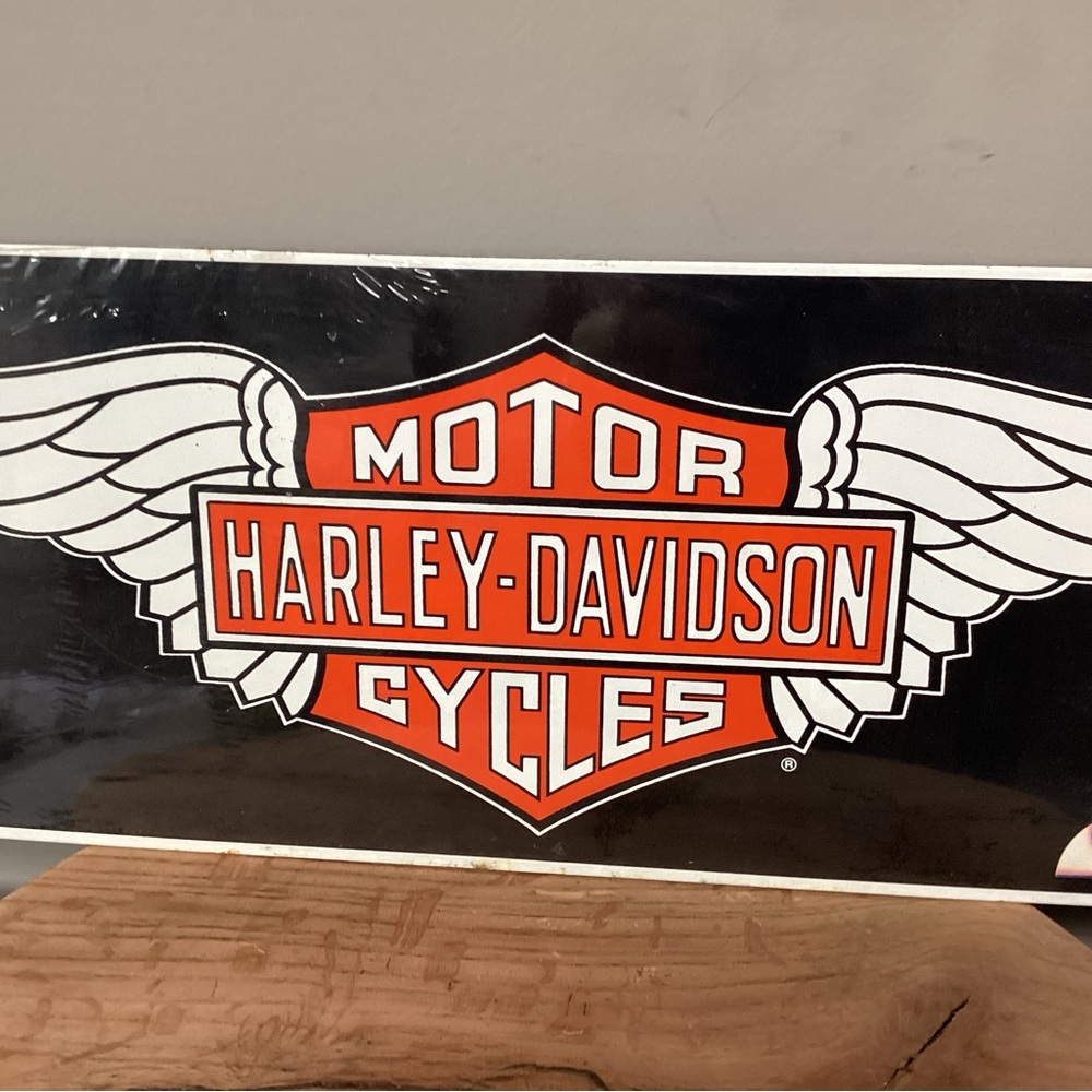 🔴 Vintage - Harley-Davison Motor Cycles - Porcelain Enamel on Steel Sign - BONUS - Picture 3 of 12